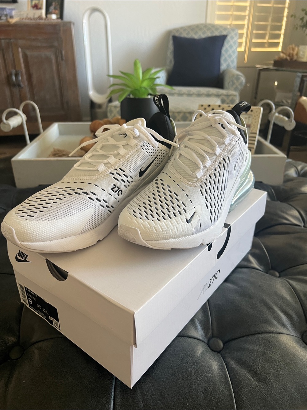 Nike Air Max 270 Women’s White/Black Athletic Sneakers